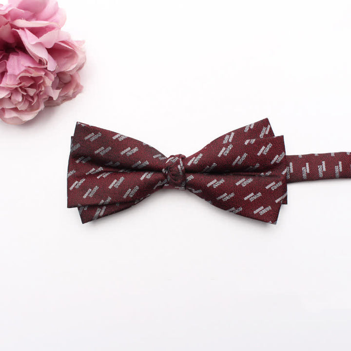 Nœud papillon géométrique pour homme