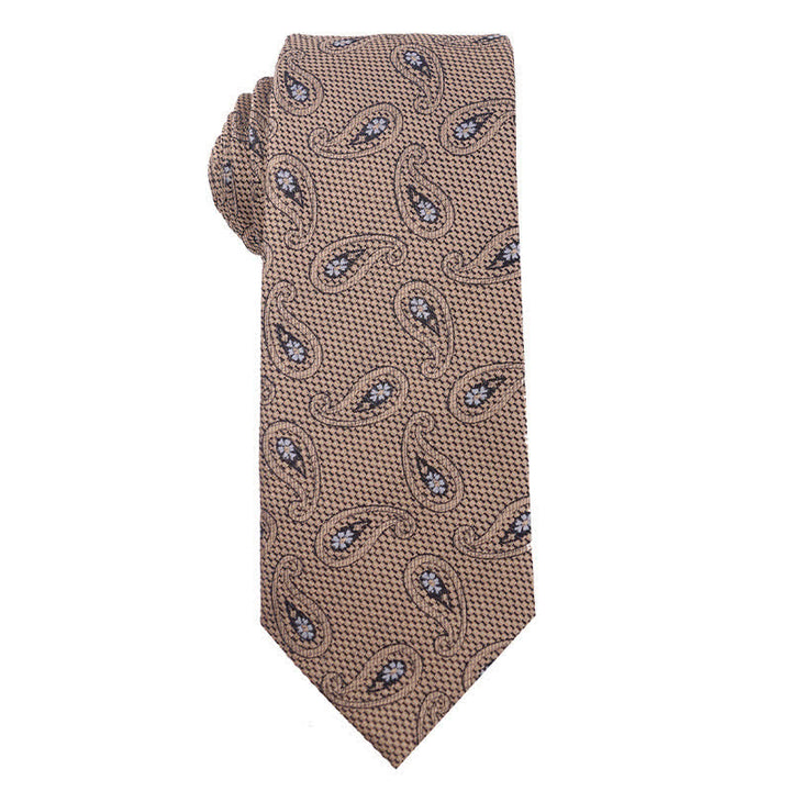 Cravate pour homme de la série British Khaki Champagne