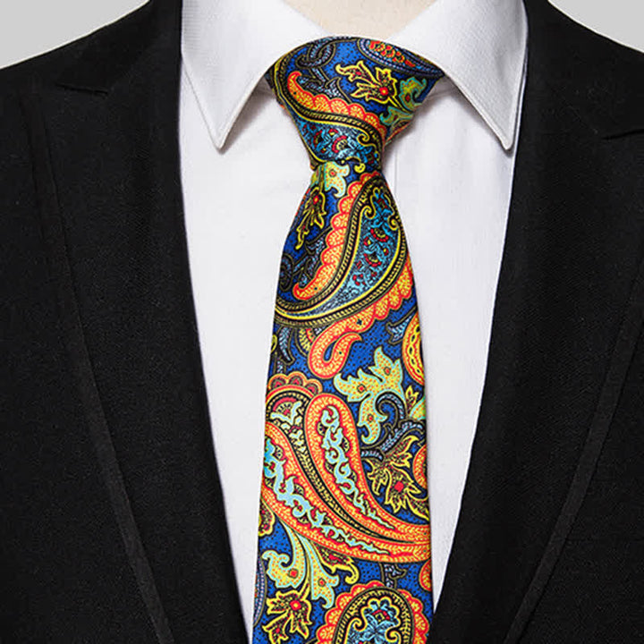 Cravate à motif cachemire pour homme