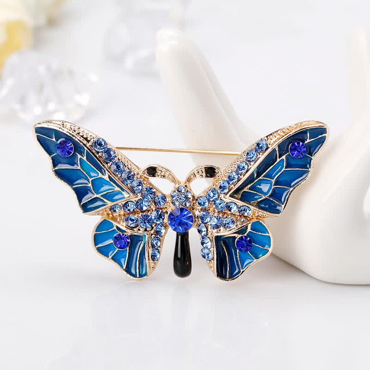 Broche papillon de conte de fées élégante pour femme