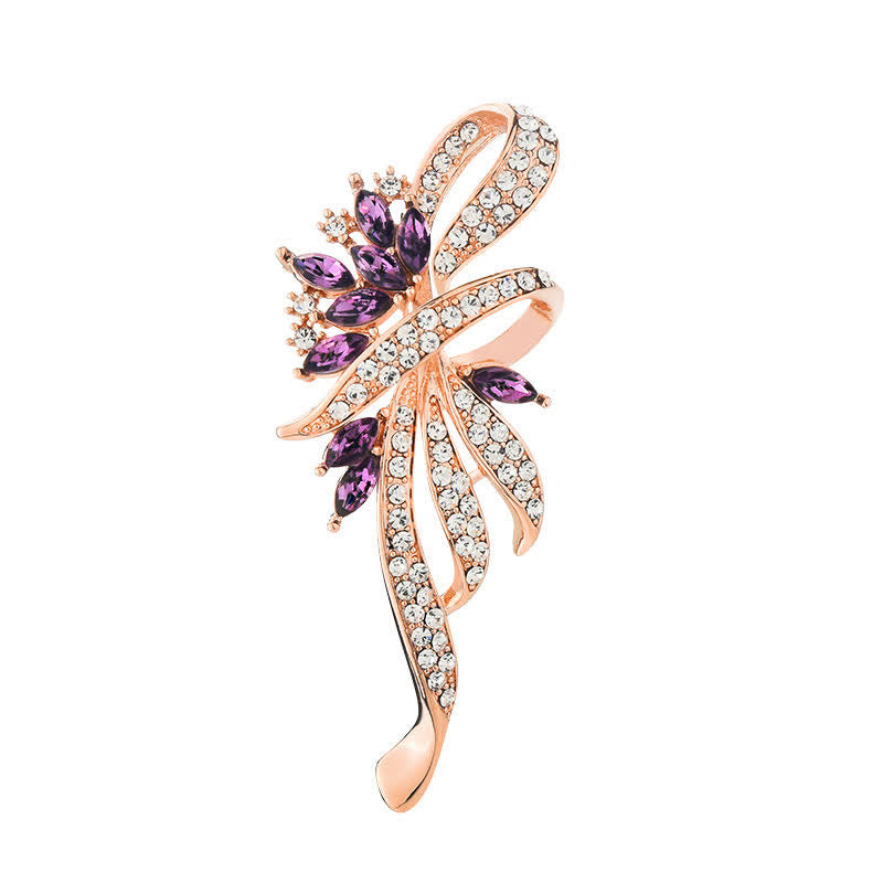Charmante broche fleur de Bauhinia pour femme