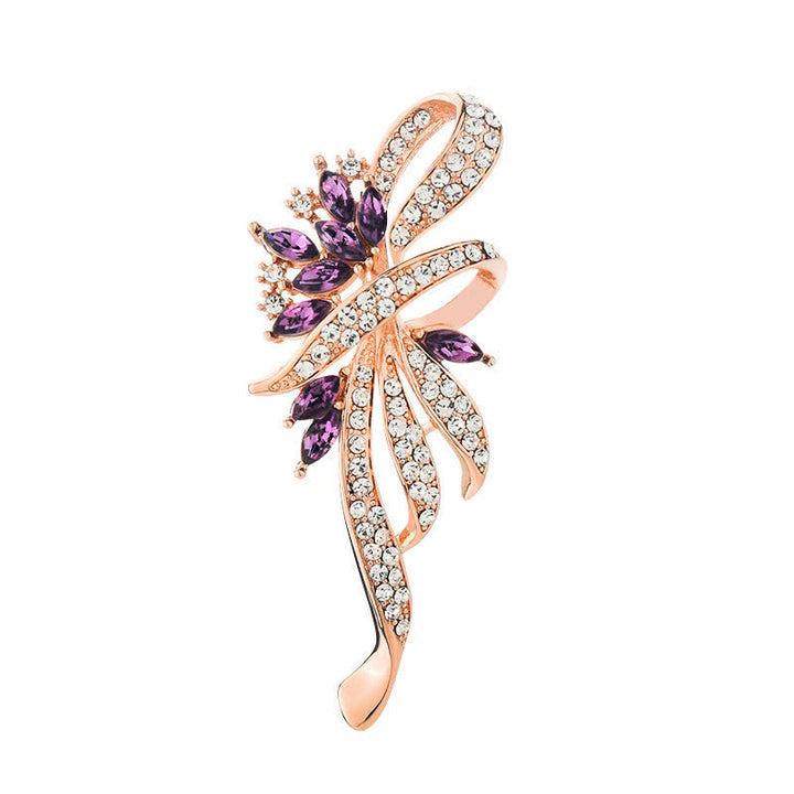 Charmante broche fleur de Bauhinia pour femme