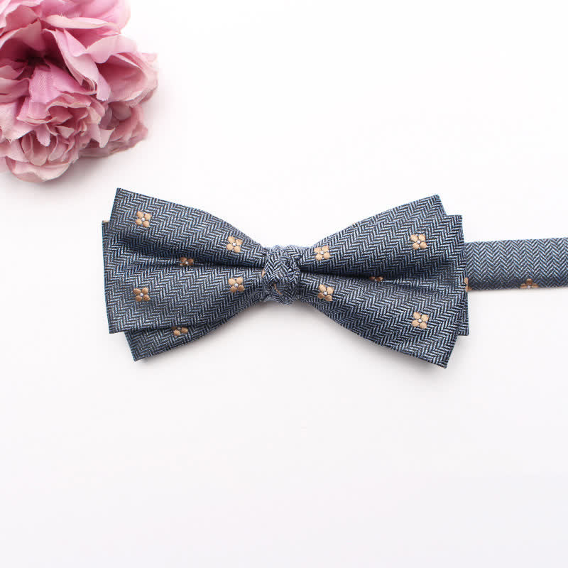 Nœud papillon géométrique pour homme