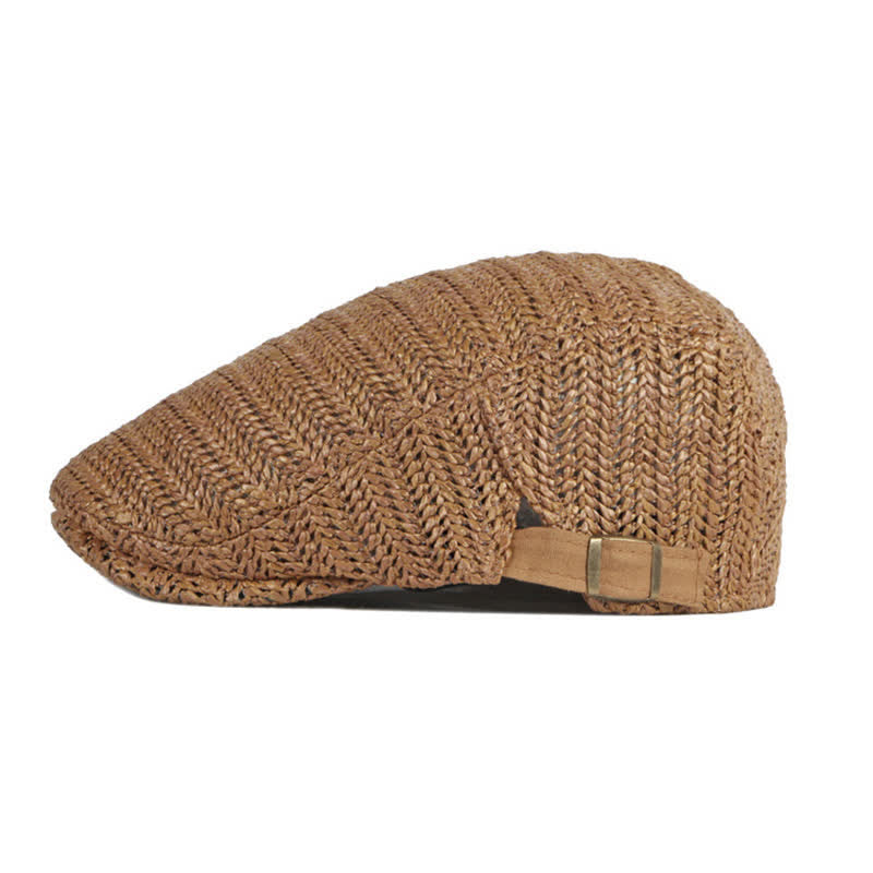 Casquette béret tissée pare-soleil d'été - image 5