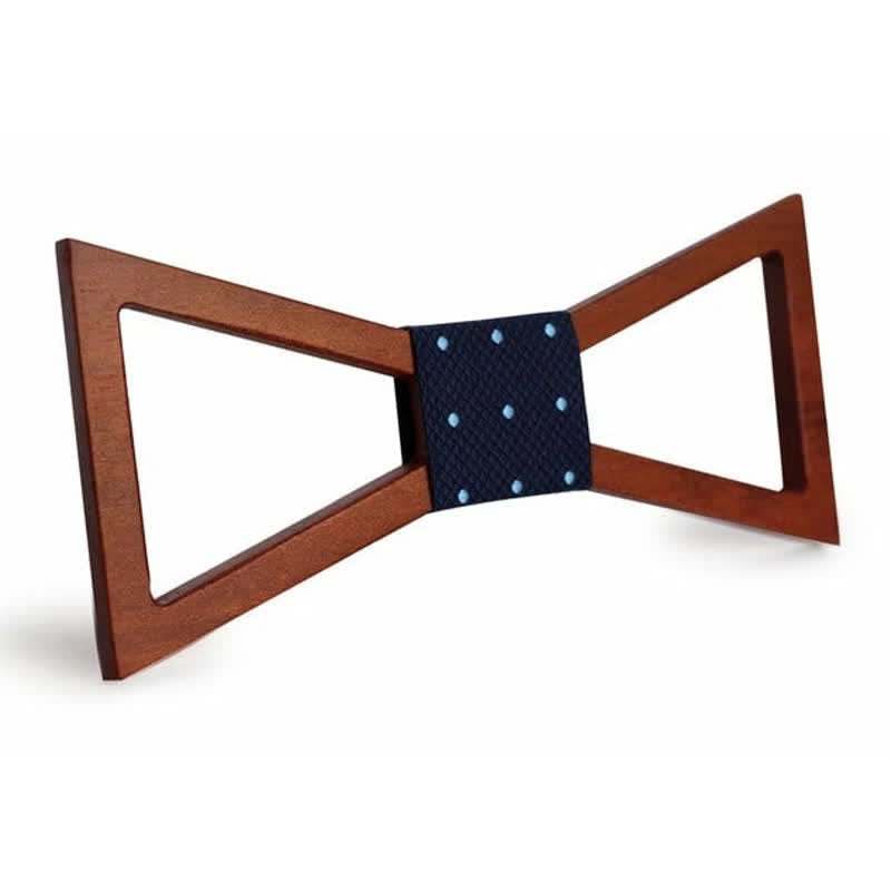 Noeud papillon classique en bois pour homme
