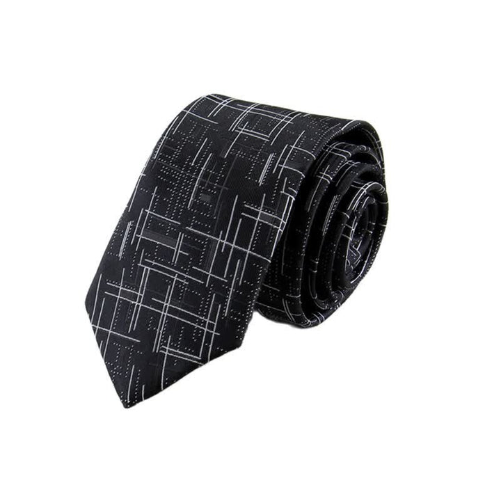 Cravate fine et moderne pour homme, ligne éblouissante