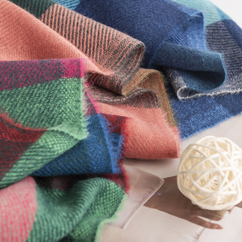 Écharpe à franges aux couleurs vives pour femme - image 8