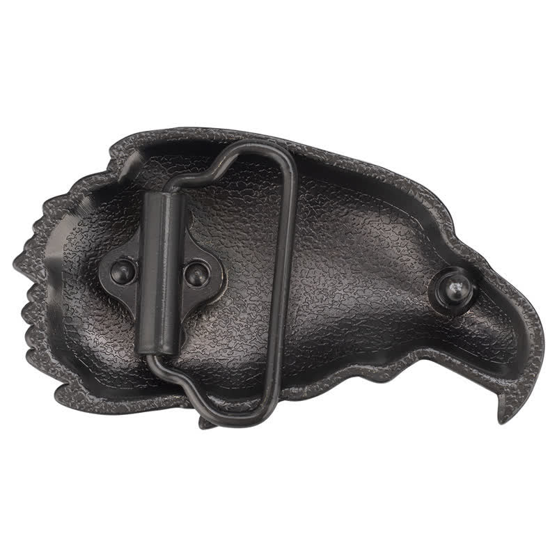 Ceinture en cuir à boucle tête d'aigle à tête blanche 3D DIY pour homme