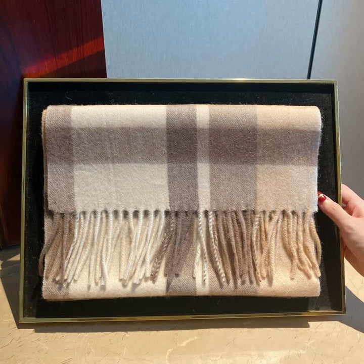 Écharpe unisexe Lamb Edinburgh à carreaux, grande et chaude - #11 - image 25