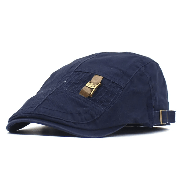 Casquette béret en coton avec boucle en cuir Freestyle