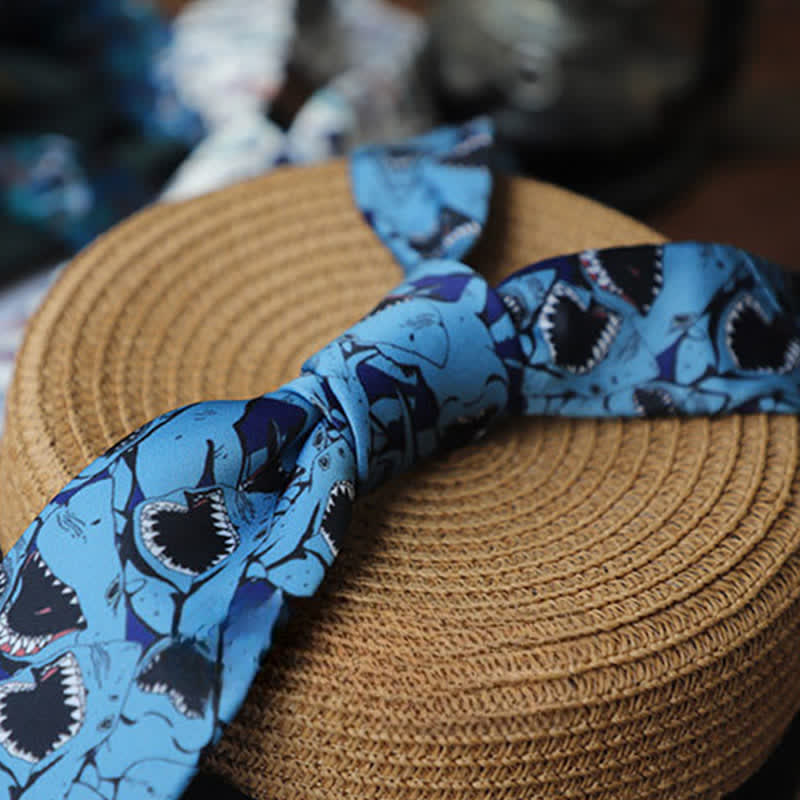 Cravate pour homme à motifs de créatures préhistoriques colorées