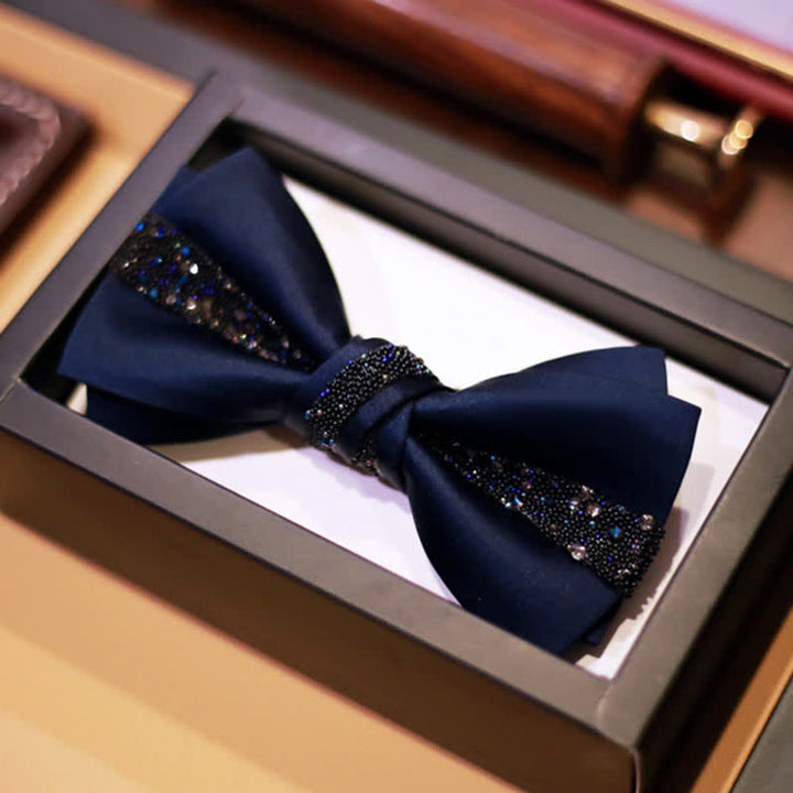 Pochette de costume à paillettes scintillantes pour homme
