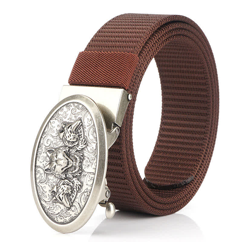 Ceinture en nylon simple pour hommes Hungry Wolves