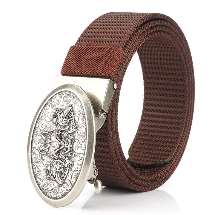 Ceinture en nylon simple pour hommes Hungry Wolves