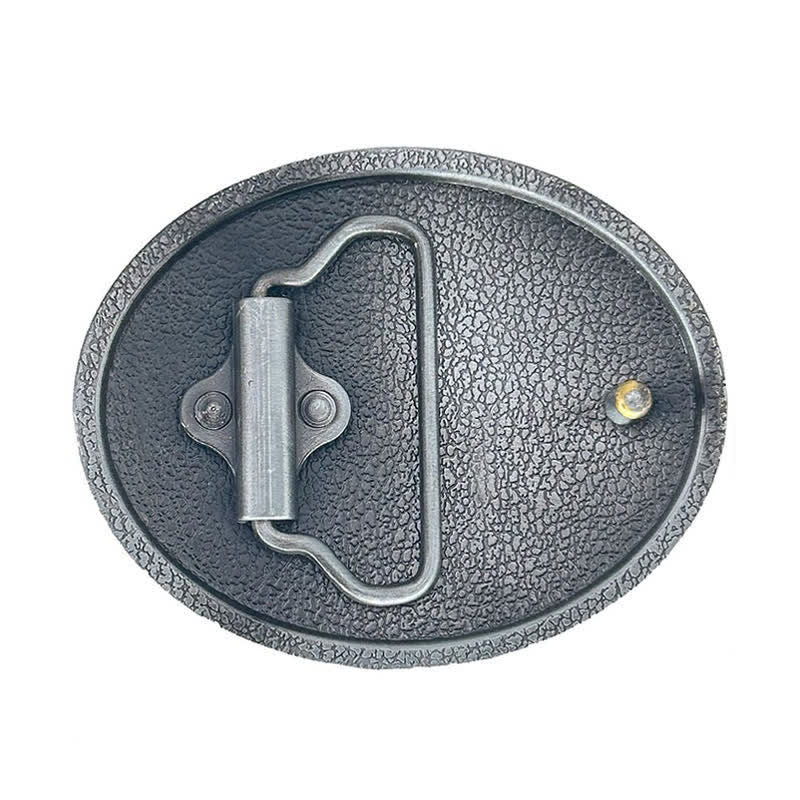 Ceinture en cuir à boucle en forme de bois de cerf pour homme