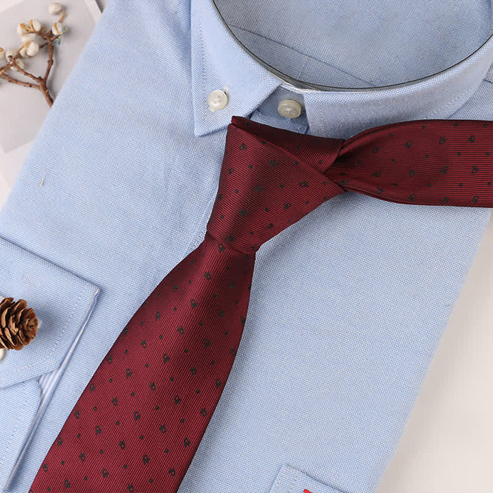 Cravate à motifs floraux géométriques vintage pour homme 