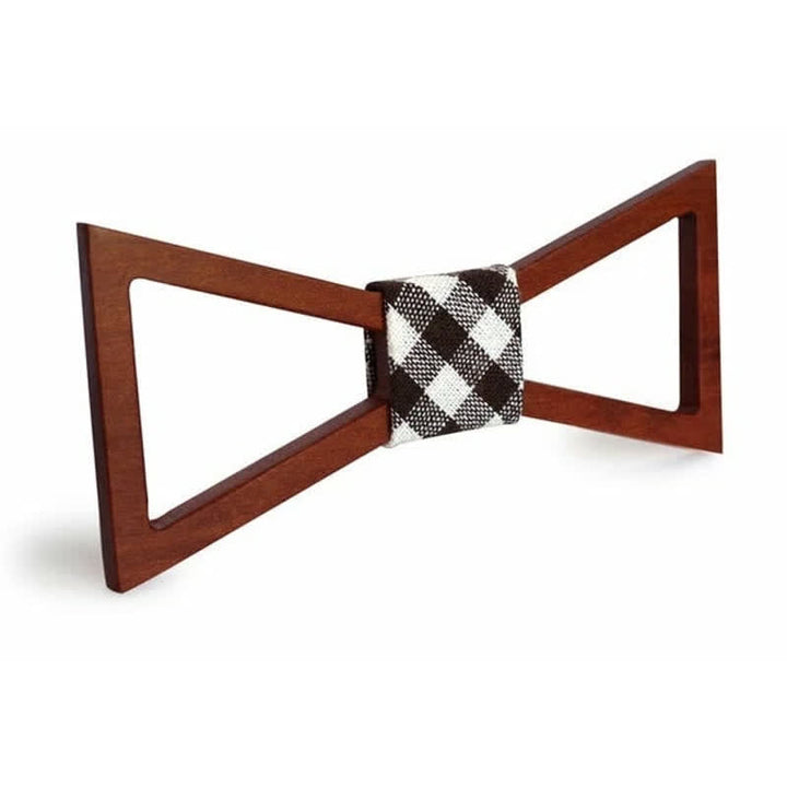 Noeud papillon classique en bois pour homme