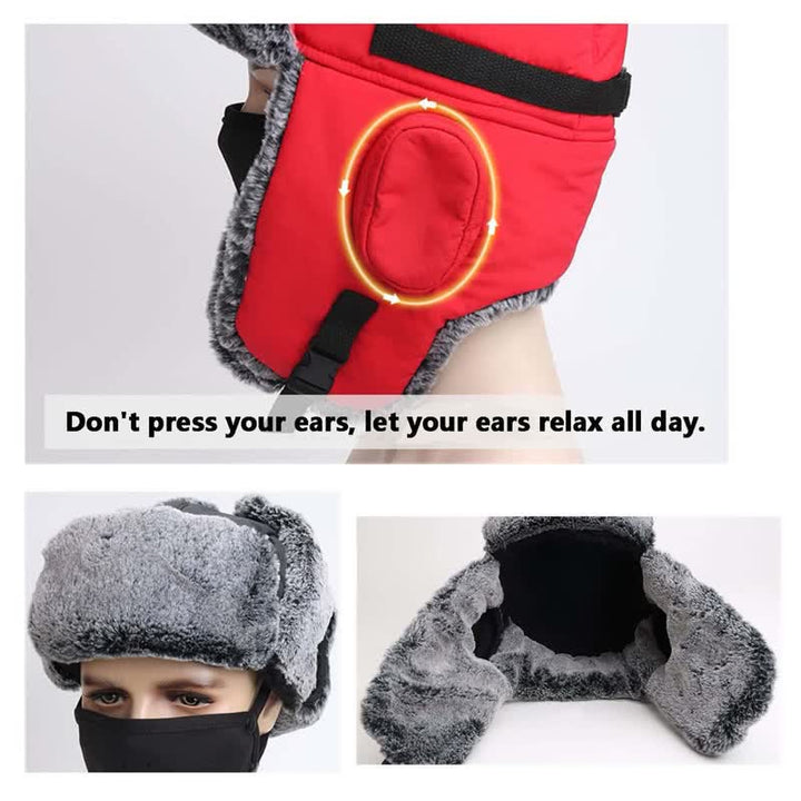 Ensemble de chapeau de trappeur en fausse fourrure avec casquette d'aviateur unisexe pour l'extérieur