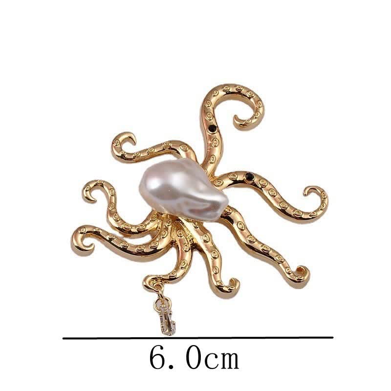 Broche unisexe en perles de grande taille avec poule tropicale