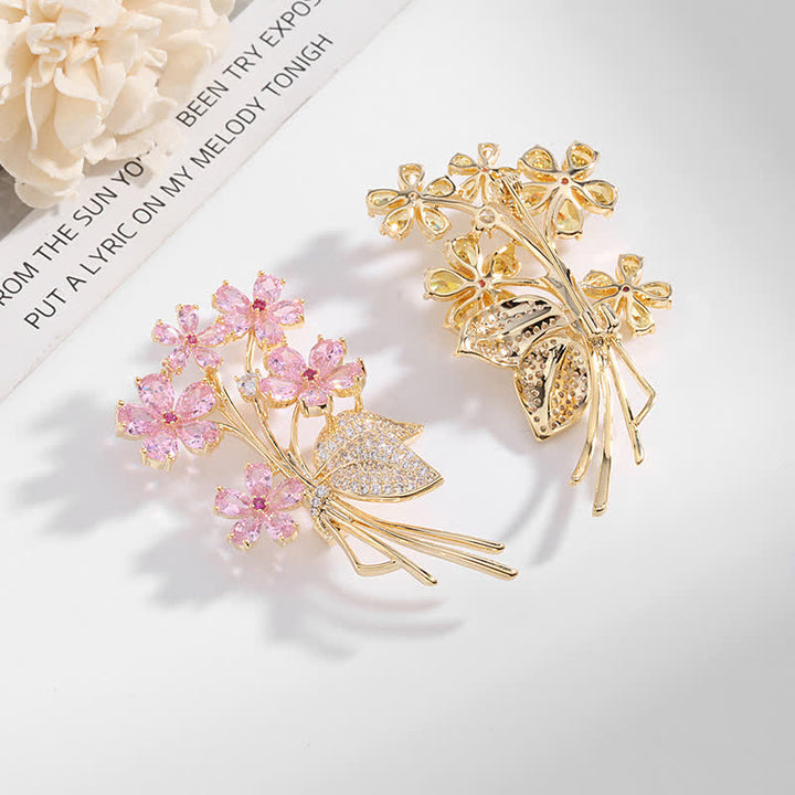 Broche Bouquet Tempérament Femme
