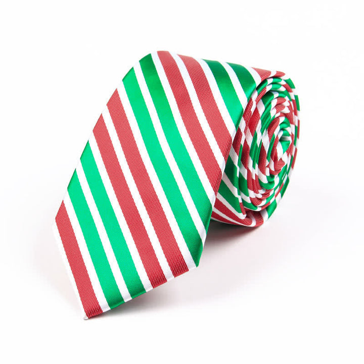 Cravate fantaisie pour homme avec motif Père Noël
