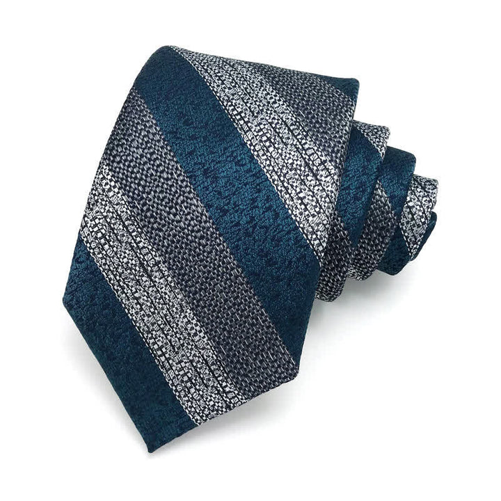 Cravate à rayures multiples pour homme