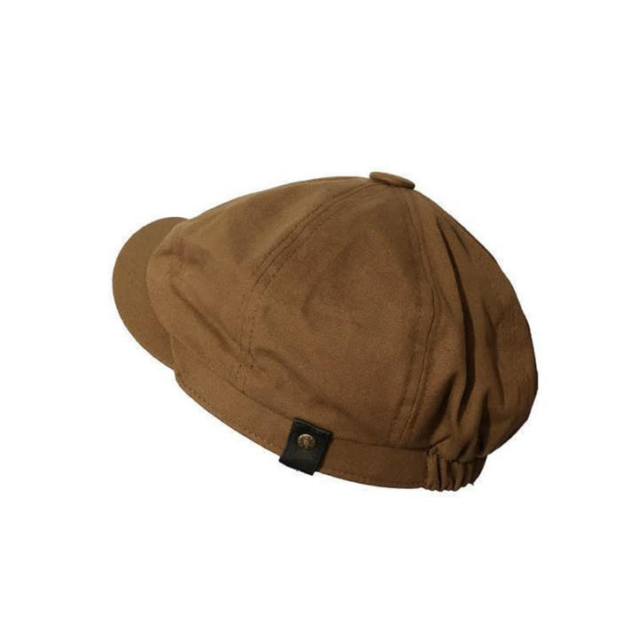 Casquette béret octogonale en coton de gavroche britannique