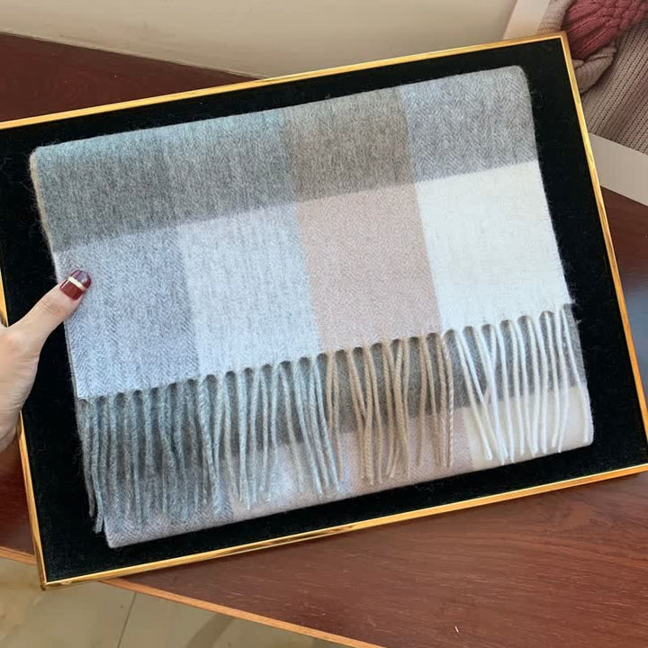 Écharpe unisexe Lamb Edinburgh à carreaux, grande et chaude - #29 - image 48