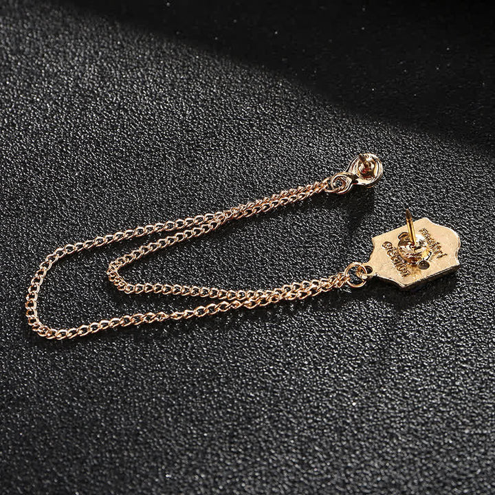 Broche de personnalité en tissu britannique pour homme
