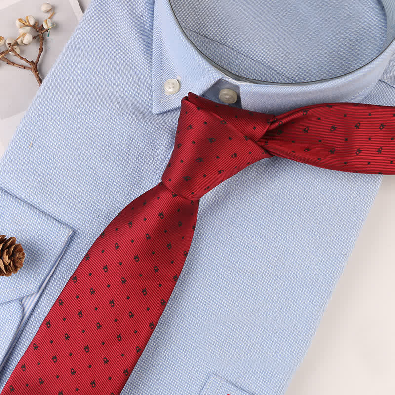 Cravate à motifs floraux géométriques vintage pour homme 