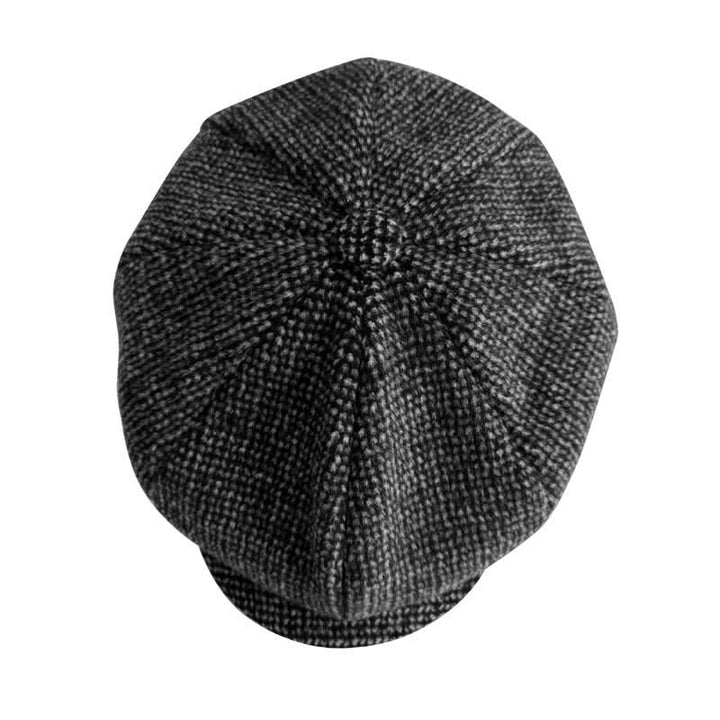 Béret octogonal à petits carreaux Gatsby - image 4