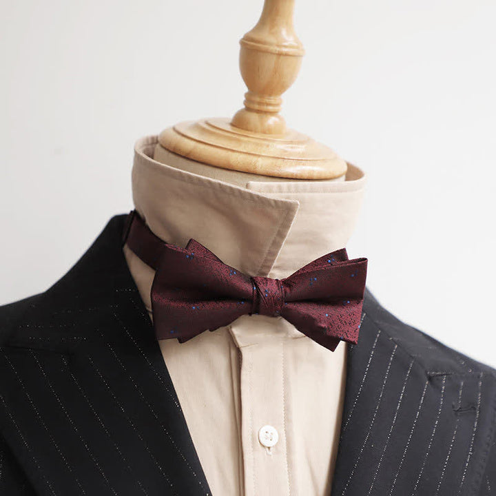 Nœud papillon Gentleman pour homme de la série Burgundy