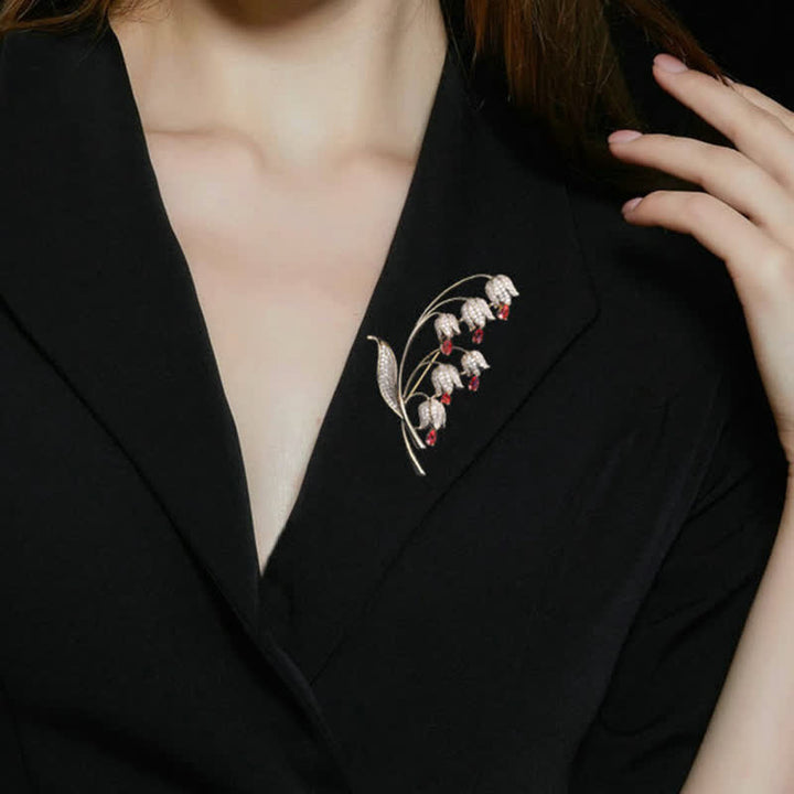 Broche Muguet pour femme