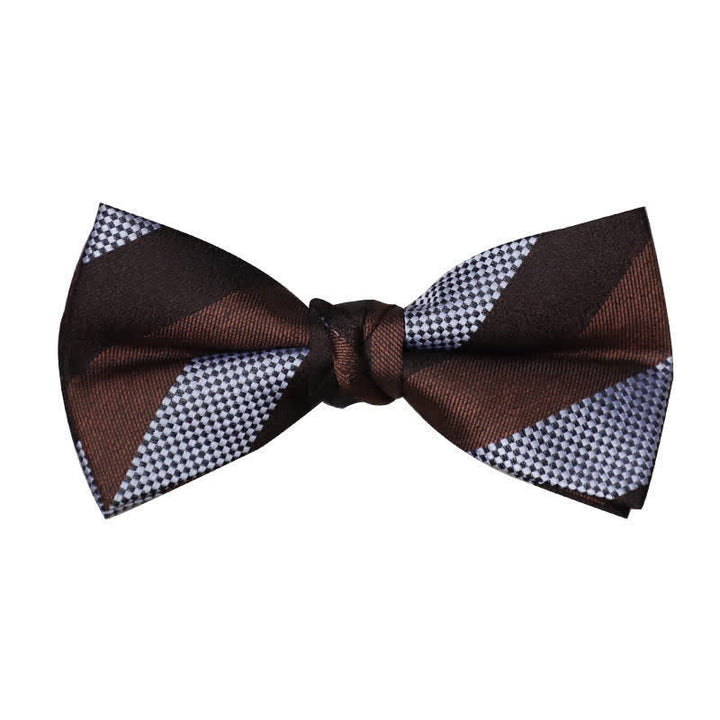 Nœud papillon uni vintage délicat pour homme