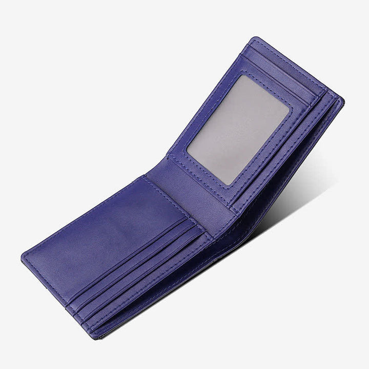 Portefeuille antivol en cuir avec blocage RFID et poche avant et support Airtag