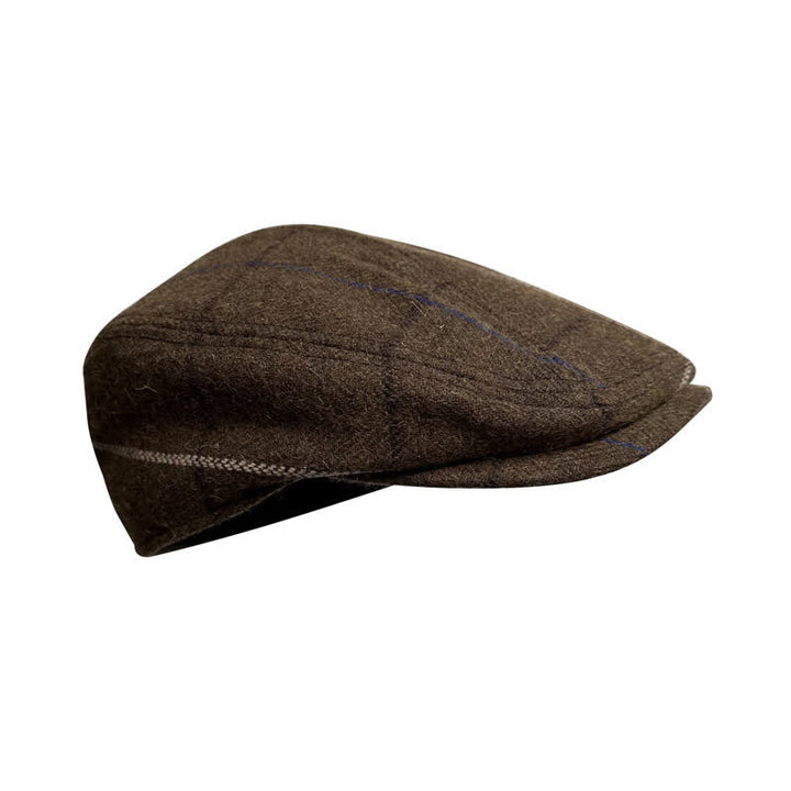 Casquette béret à rayures bleues et blanches vintage