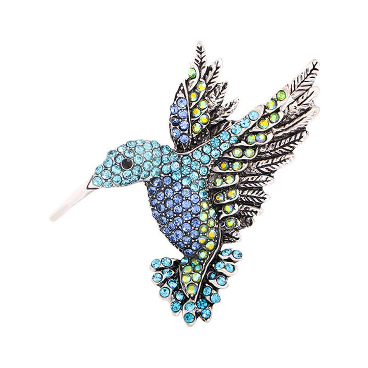 Broche Colibri Strass Femme