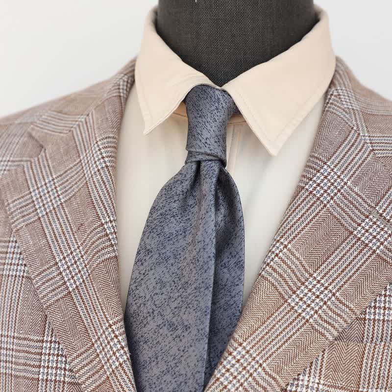 Cravate pour homme à motif système solaire de couleurs mélangées