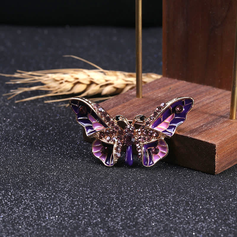 Broche papillon de conte de fées élégante pour femme