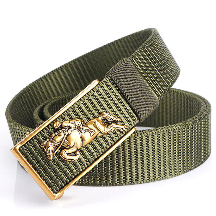 Ceinture d'équitation en nylon pour homme