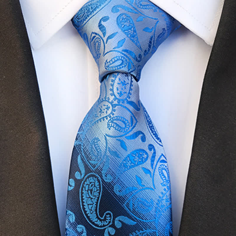 Cravate fantaisie à motif cachemire pour homme