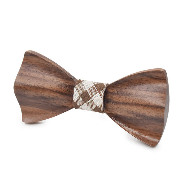 Noeud papillon classique en bois d'érable pour homme
