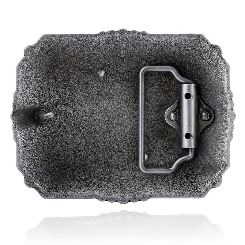 Ceinture en cuir à boucle de prière à genoux pour homme avec croix de cheval à faire soi-même