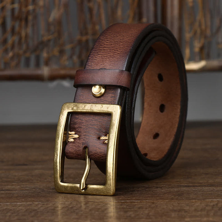 Ceinture froissée vintage pour homme