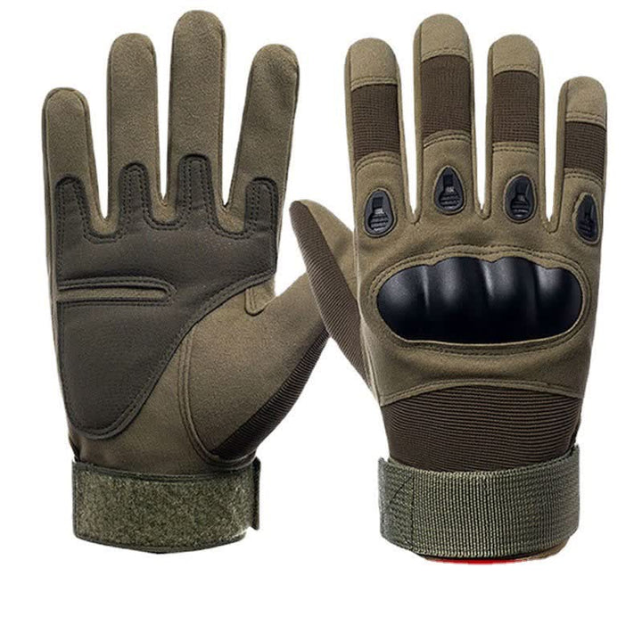 Gants tactiques épais doublés de polaire pour moto