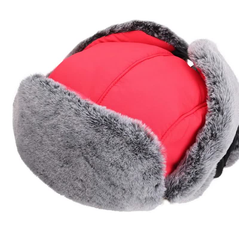Ensemble de chapeau de trappeur en fausse fourrure avec casquette d'aviateur unisexe pour l'extérieur