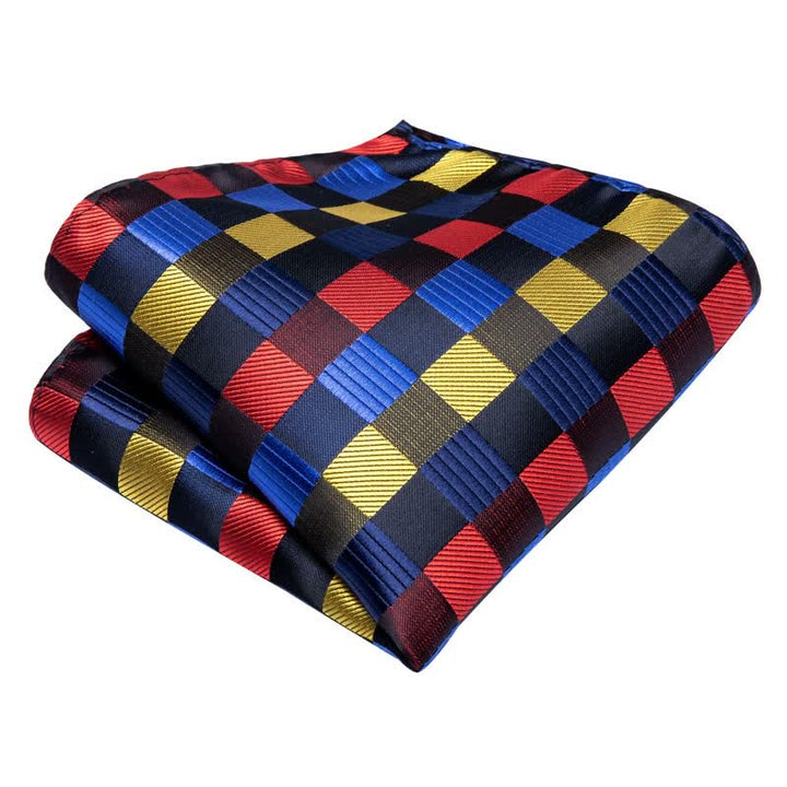 Ensemble de 3 cravates à rayures colorées chics pour homme