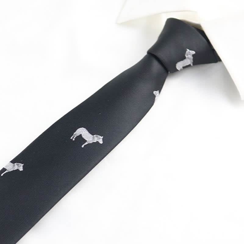 Cravate pour homme à motifs animaliers amusants