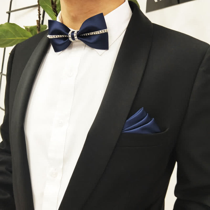 Nœud papillon de cérémonie luxueux pour homme