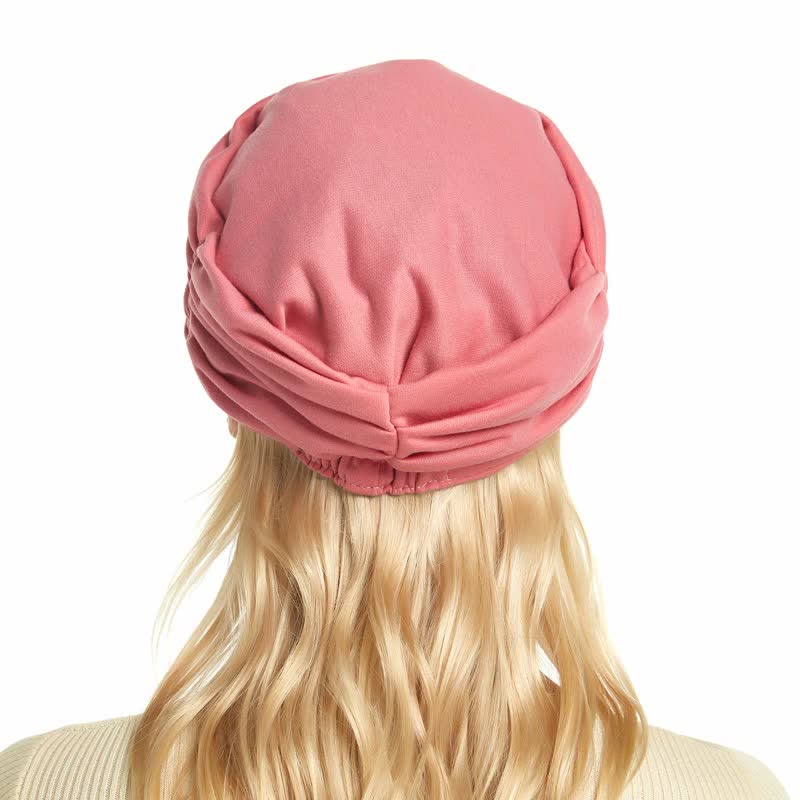 Casquette de baseball plissée à bord souple pour femme